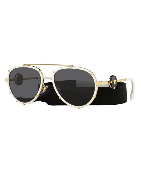 women's versace aviator sunglasses|Versace sunglasses aviator style.